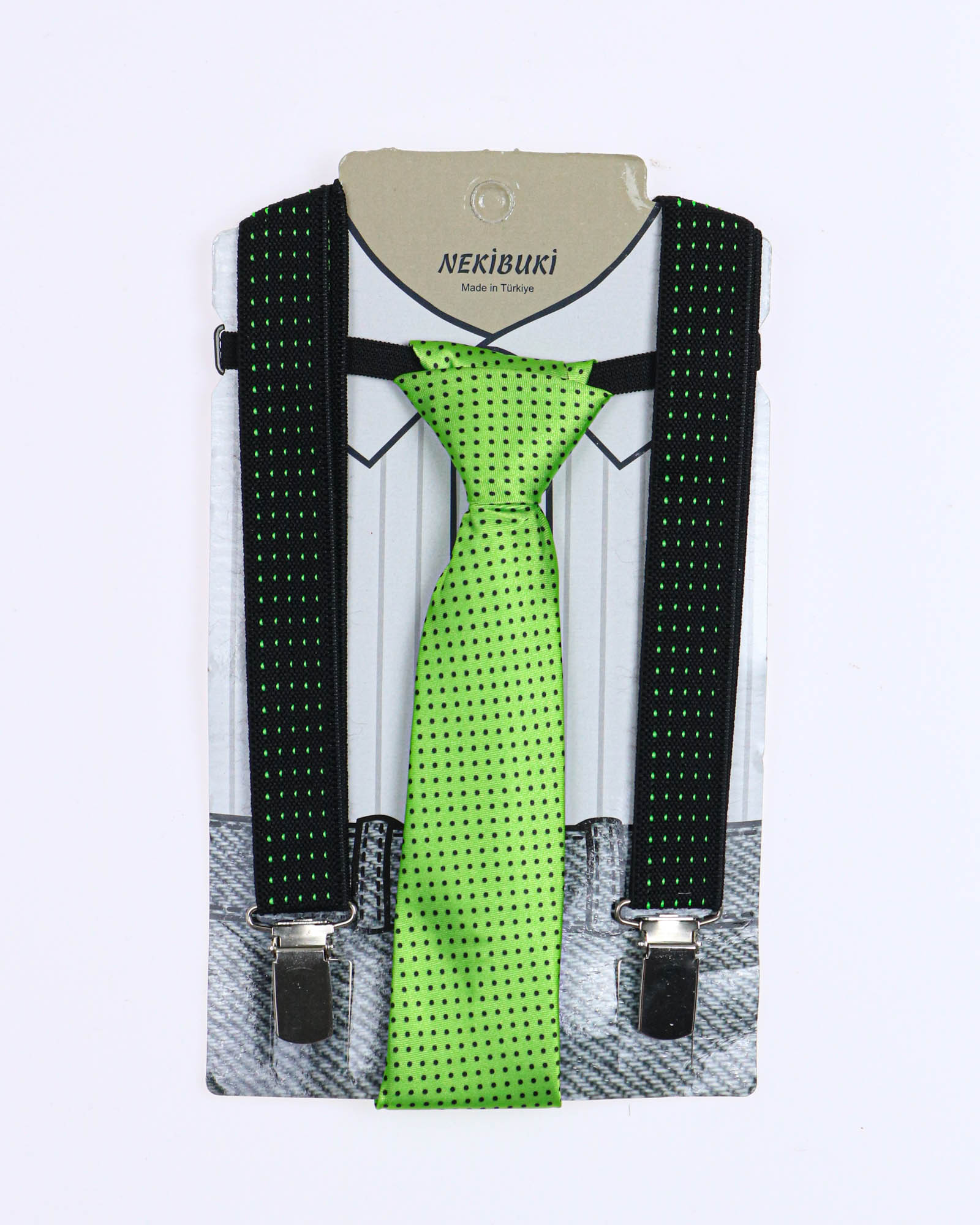 NEKIBUKI 1071 Набор подтяжки + галстук NEKIBUKI 1071 Набор подтяжки + галстук фото