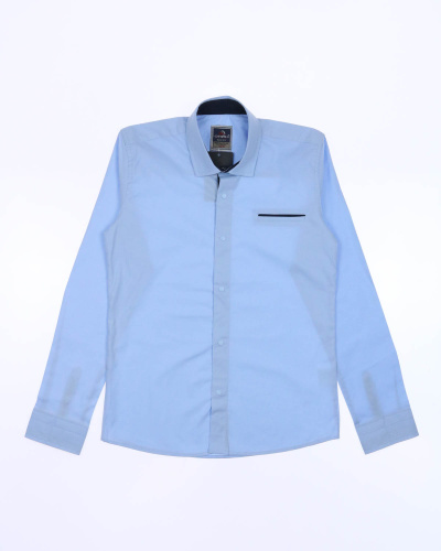 CEGISA 1612/1 Рубашка (кнопки) (цвет: Голубой 152 см)