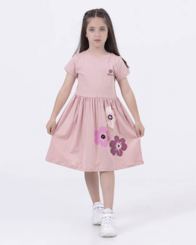 DMB KIDS 0153 Платье  (цвет: Пудровый)